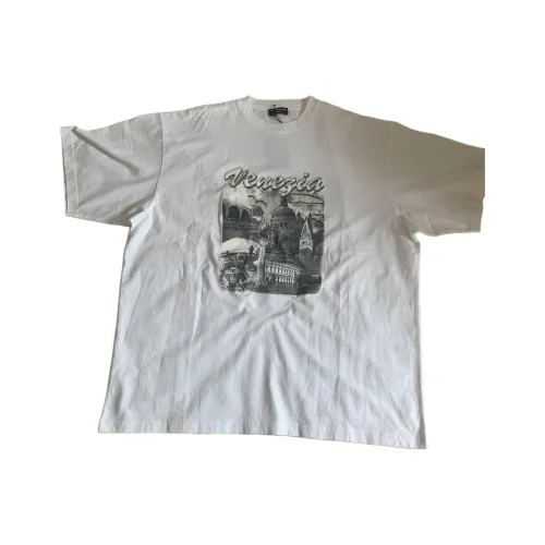 Balenciaga T-Shirt Женская Регулярная Подкладка Белый