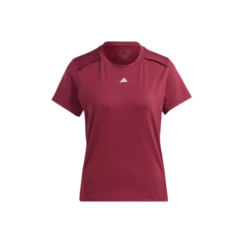 Adidas T-Shirt Женская Темно-Красная