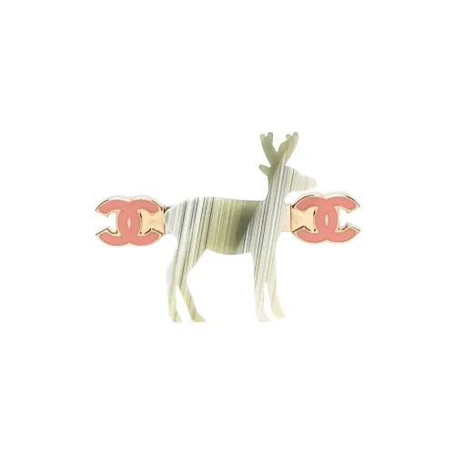 CHANEL Смола Броши Женские Золото