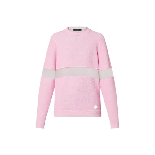 LOUIS VUITTON SS24 Кашемир Свитер Женский Розовый