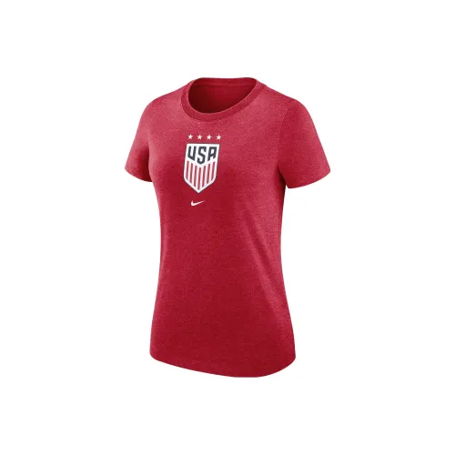 Nike USA Soccer Team Olympic Series SS23 T-Shirt Женская Красная