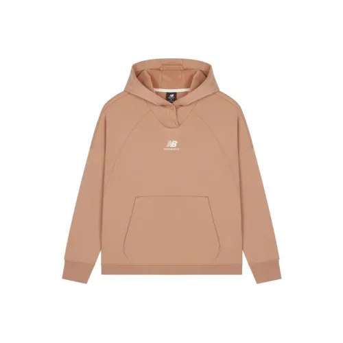 New Balance Свитшот Женский Коричневый
