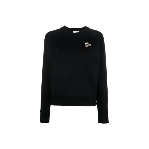 Maison Kitsune Черные Женские Свитшоты