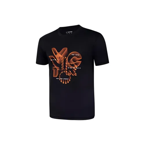 VICTOR Бадминтон Джерси Унисекс Черный