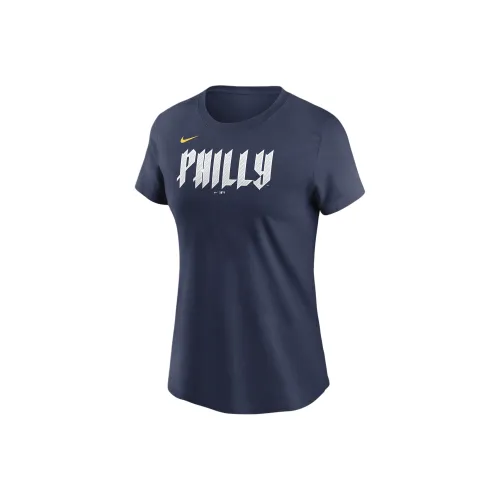 nike T-рубашка женская морского синего цвета Philadelphia Phillies PHILLIPS