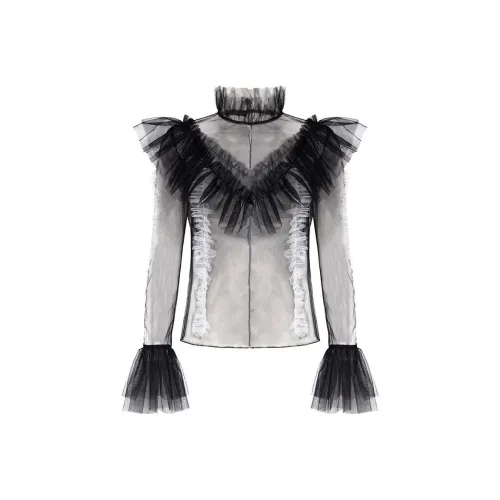 CHICCO MAO Черные Женские Рубашки