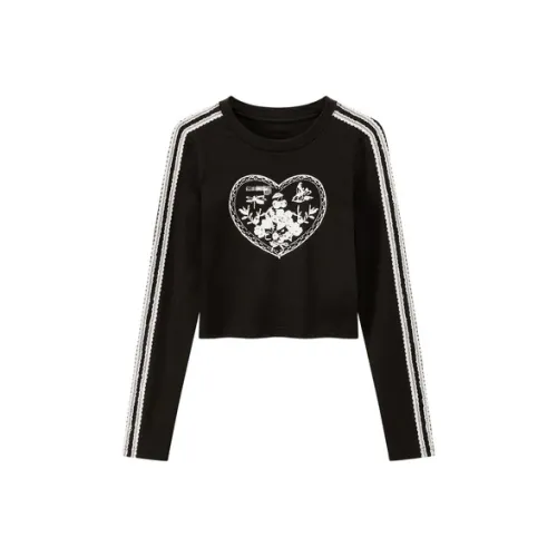 CHUU Черные Женские T-рубашки