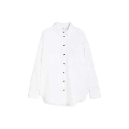 H&M Белые Женские Рубашки