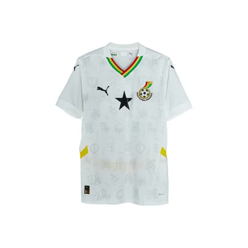 PUMA Футбол Джерси Мужской Белый Bailey Желтый