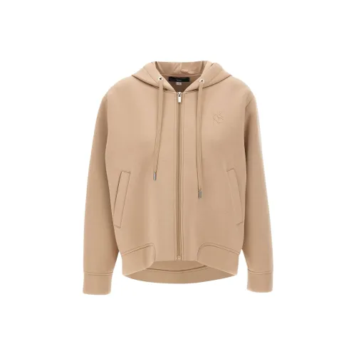 WEEKEND MaxMara Куртки и Пальто Женские Песочного цвета