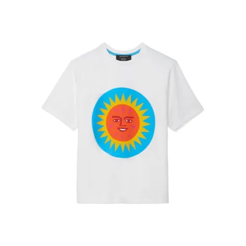 Kate Spade x KS Alexander Girard T Рубашка Женская Свежий Белый