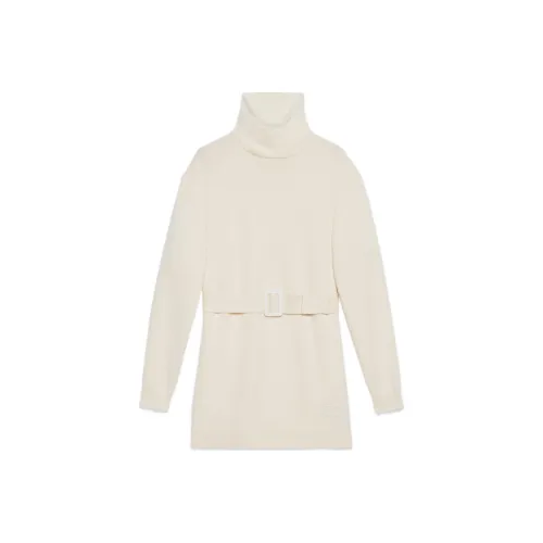 GUCCI Слоновая кость Женские кашемировые свитеры