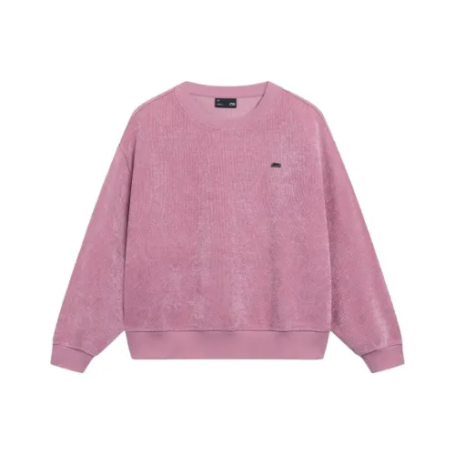 LINING Sports Life Collection Свет Розово-красный Женские Толстовки