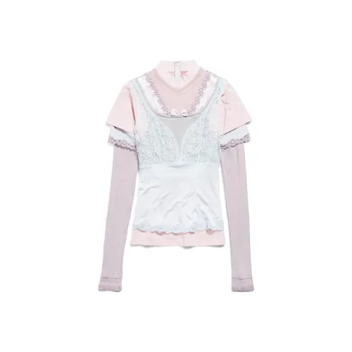 Balenciaga T-Shirt Женская Многоцветная Стандартная Подкладка