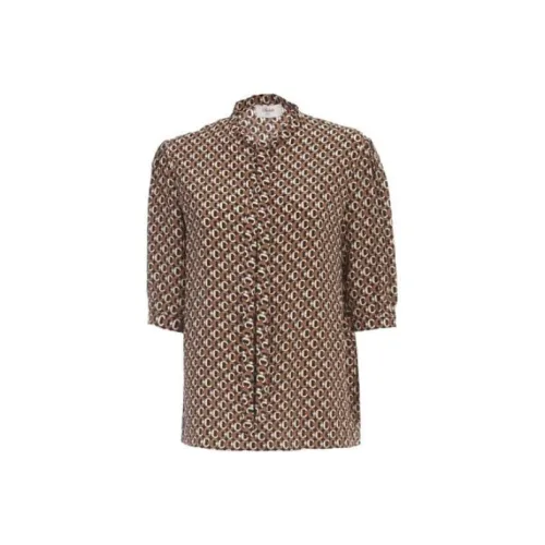 CELINE Коричневые Женские Рубашки
