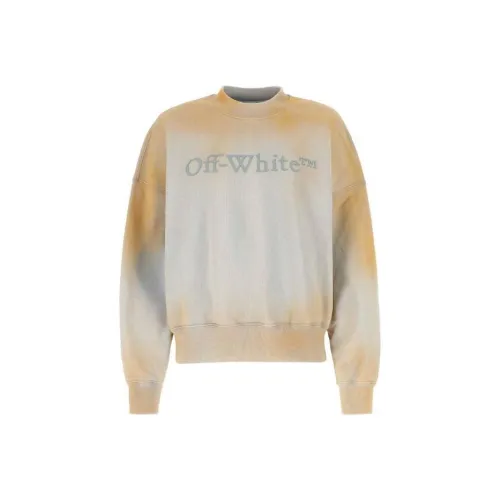 Off Белый Желтый Женские Свитшоты