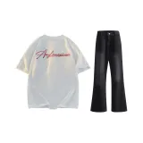 Комплекты одежды (Белый Серый + Обезьяний Черный)