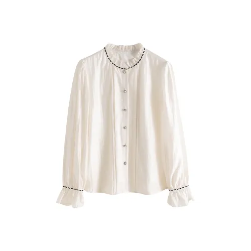 Accommodation Рубашка Женская Натуральный Белый