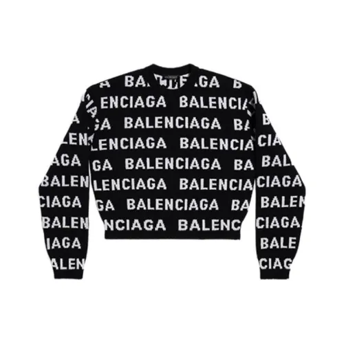 Balenciaga Allover FW23 Трикотаж Регулярный крой Женский Черный