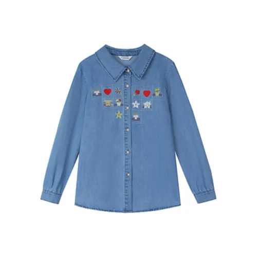 CAIDOBLE· Синие Женские Рубашки