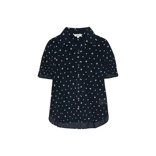 HAZZYS Короткий рукав рубашка женская темно-синий