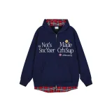 Темно-синий, синий, с флисовой подкладкой, флис