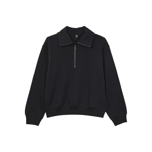 UNIQLO Черные Женские Свитшоты