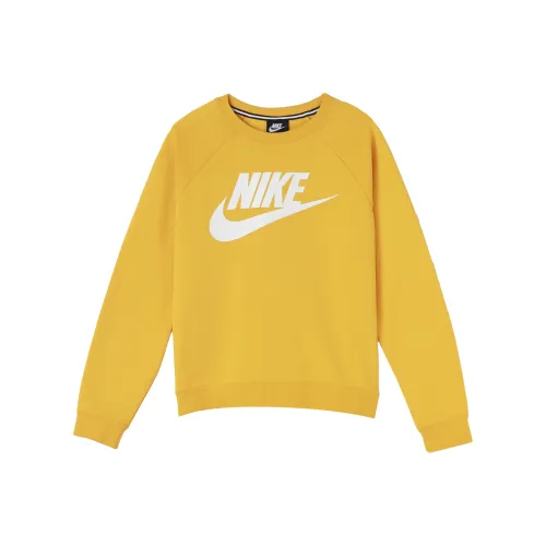 NIKE Желтые Женские Свитшоты