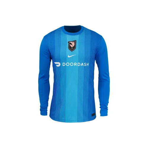 Nike Angel City FCNWSL Футбол Джерси Мужской Балтийский Синий Кин Синий
