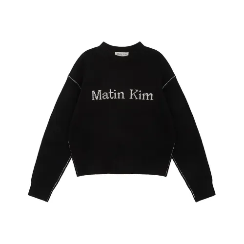 MATIN KIM Черный Женские Трикотаж