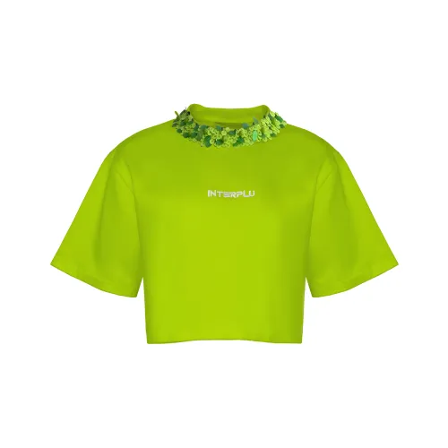 INTERPLU Зеленые Женские Футболки