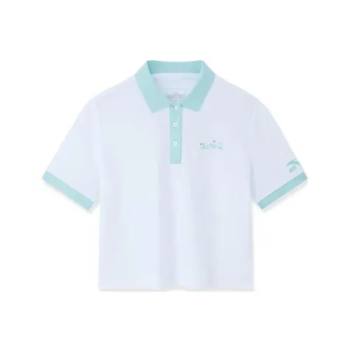 Anta Life Collection Белая снежинка Женские Поло