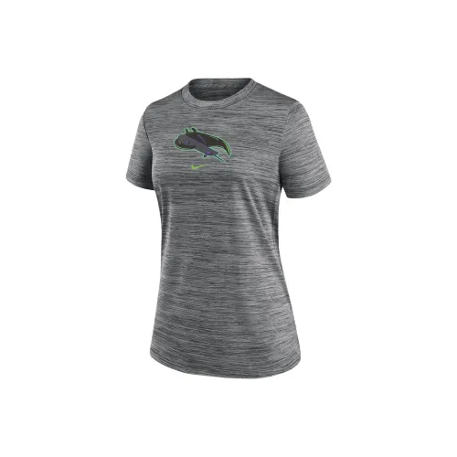 nike T-рубашка Женская Серого цвета Tampa Bay Rays