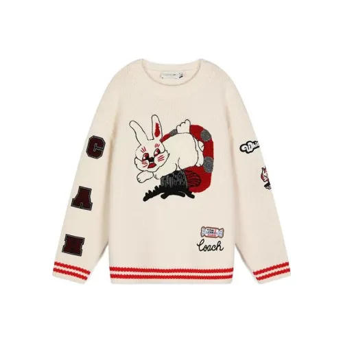 COACH x WHITE RABBIT FW22 Свитер Женский Бежевый
