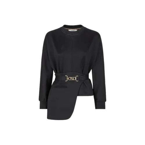 FENDI FW22 Толстовка Женская Черная
