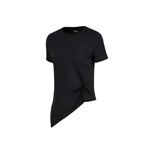 Skechers SHEIN LUNE Midnight Black Женские T-рубашки