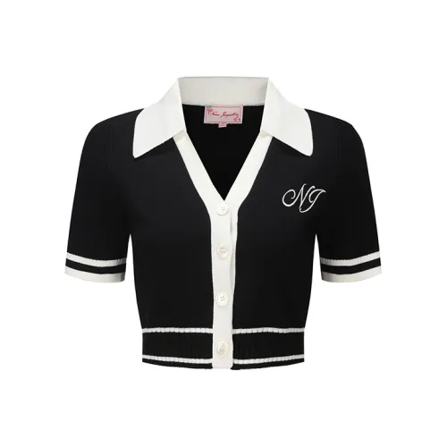 NANA JACQUELINE Черное Женское Поло