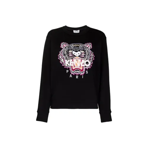 KENZO Classic Tiger Head Черный Женские Свитшоты