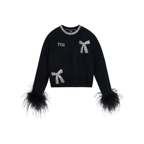 TCH Черные Женские Свитшоты