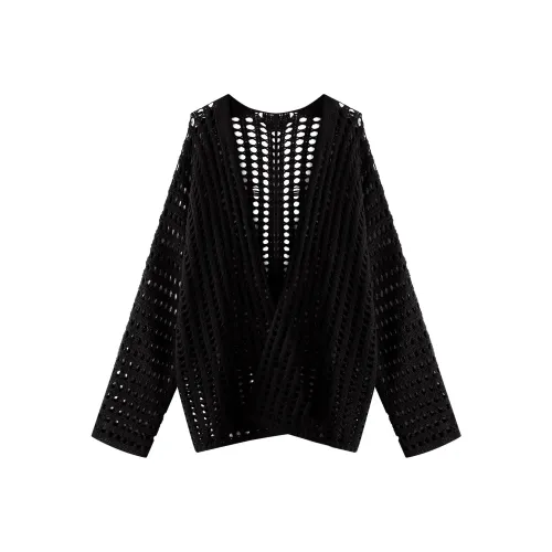 THE SEA LIFE Трикотаж Женский Черный Маг