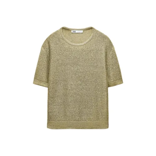 ZARA Зеленый Женский Трикотаж