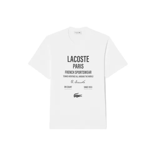 LACOSTE Белая Мужская Футболка
