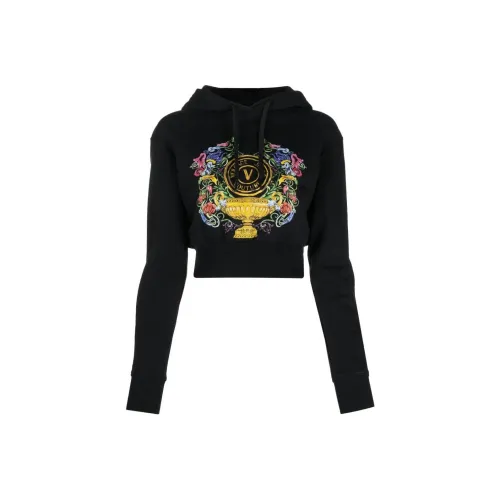 VERSACE JEANS COUTURE Черные Женские Свитшоты