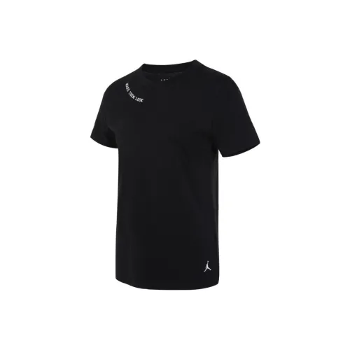Jordan Черные Женские T-рубашки