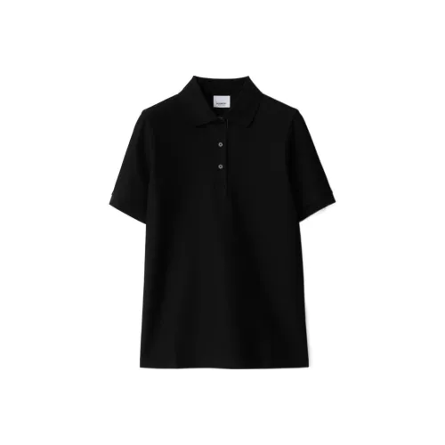 Burberry SS24 Поло Женское Черное