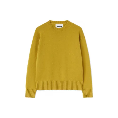 JIL SANDER Желтые Женские Кашемировые Свитеры