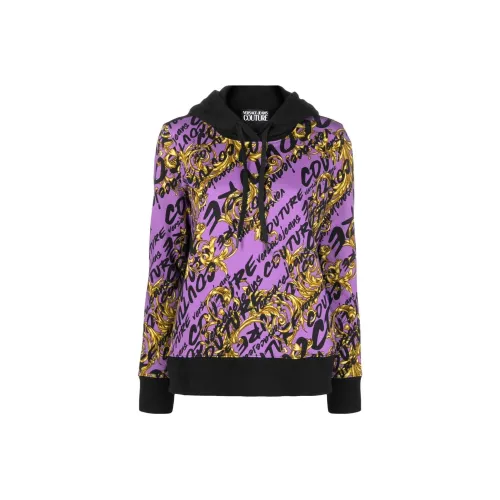 VERSACE JEANS COUTURE FW22 Толстовка Женская Фиолетовая