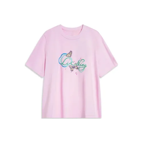 Подкладка Chinese Culture Series рукав с спущенным плечом футболка женская цвет вишневый цветок розовый