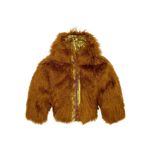 DIESEL FW24 Куртки и Пальто Женские Коричневый