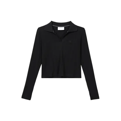 Calvin Klein Космический черный Женские Поло